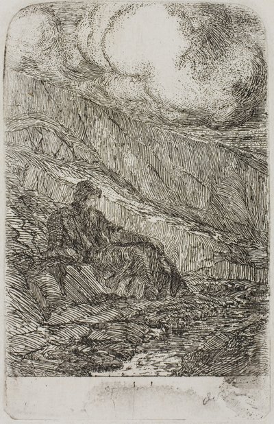 Medytacja autorstwa Odilon Redon