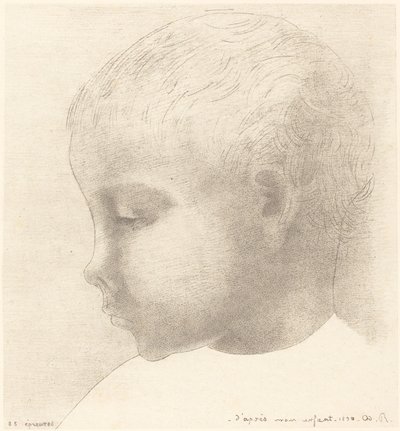 Mon Enfant (moje dziecko) autorstwa Odilon Redon