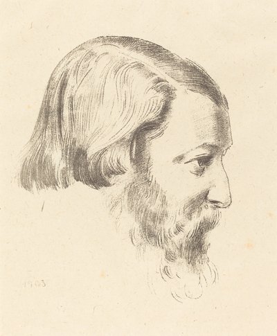 Paweł Serusier autorstwa Odilon Redon