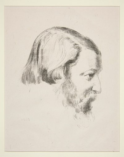 Portret Paula S?rusier .a autorstwa Odilon Redon