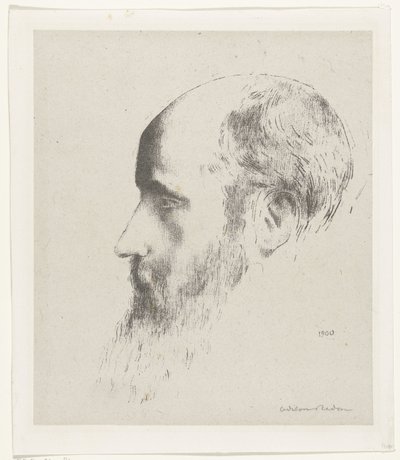 Portret Edouarda Vuillarda autorstwa Odilon Redon