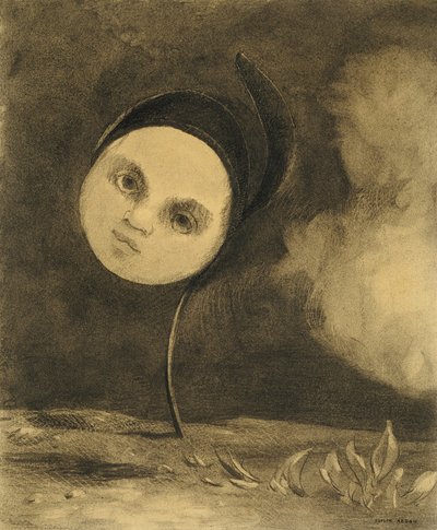 Dziwny kwiat autorstwa Odilon Redon