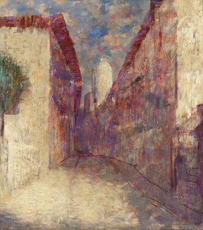 Ulica w Fontarabie autorstwa Odilon Redon