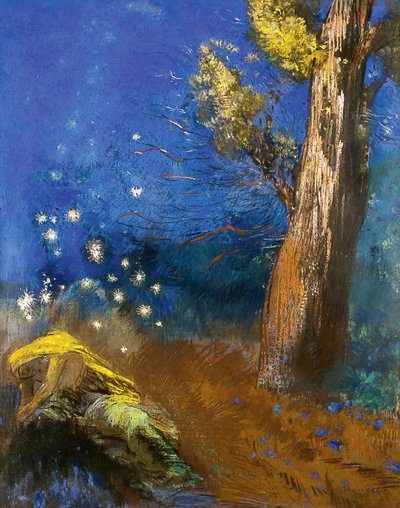 Śmierć Buddy La Mort de Bouddha autorstwa Odilon Redon