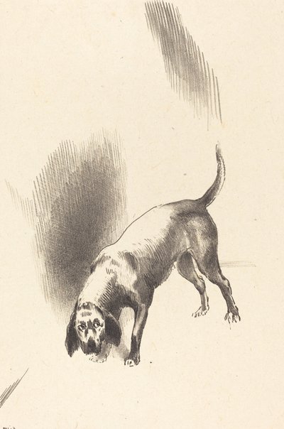 Pies autorstwa Odilon Redon