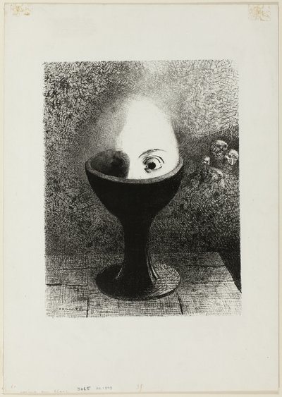 Jajko autorstwa Odilon Redon