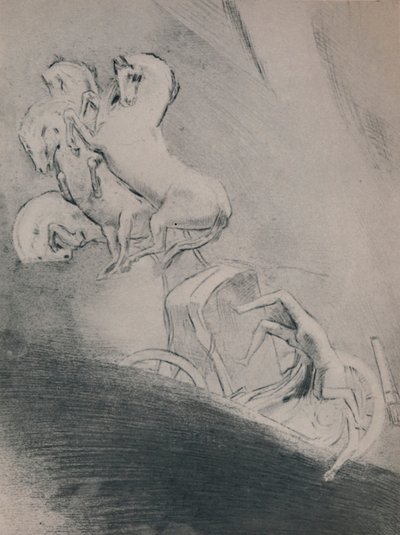Upadek Faetona, koniec XIX wieku, 1946 autorstwa Odilon Redon