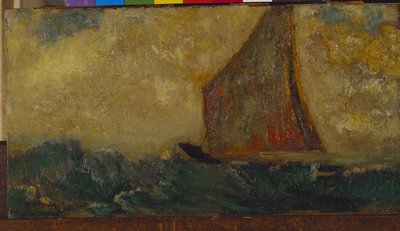 Mistyczna łódź autorstwa Odilon Redon