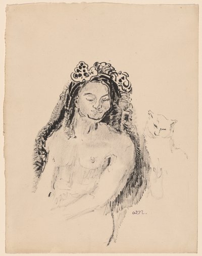 Królowa Saby autorstwa Odilon Redon