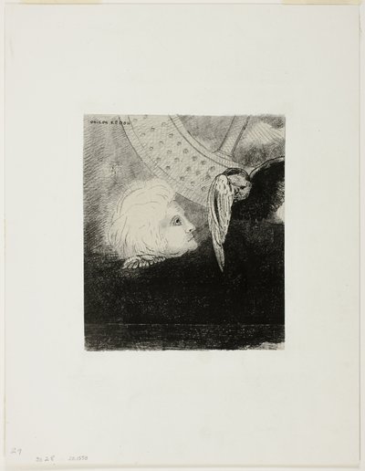 Koło, płyta trzecia z In Dreams autorstwa Odilon Redon
