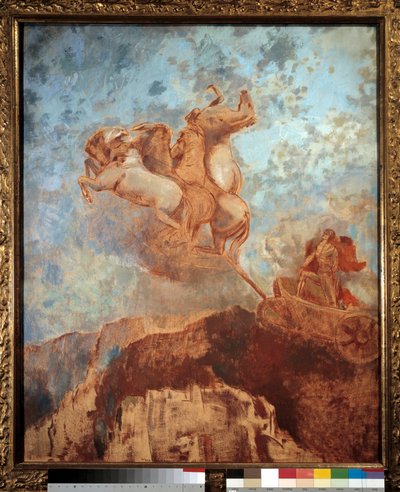 Zbiornik z obrazem Apollo autorstwa Odilona Redona (1840-1916) XIX-wieczne Bordeaux, Musee des Beaux Arts autorstwa Odilon Redon