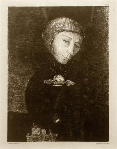Smutny wzrost autorstwa Odilon Redon