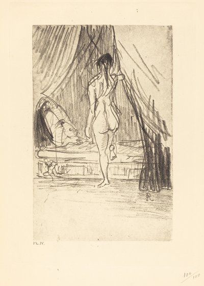 Volupte, Fantome Elastique! (Przyjemność, elastyczny fantom!) autorstwa Odilon Redon