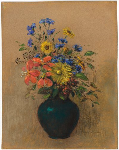 Polne kwiaty autorstwa Odilon Redon