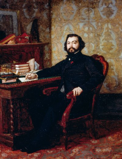 Portret prawnika Aristide Minelli – Odoardo Borrani (1833-1905), olej na desce, 40,5x32,5 cm autorstwa Odoardo Borrani