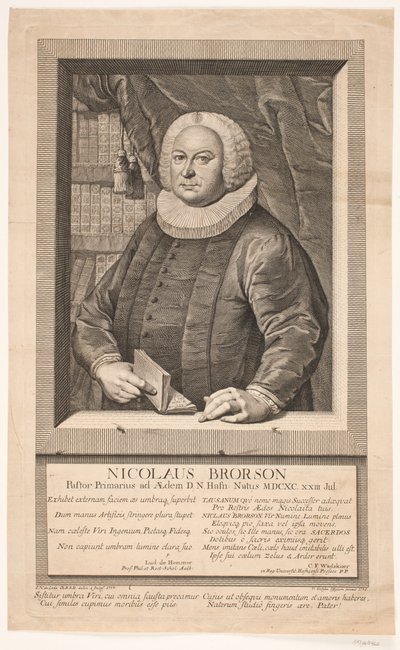 Nicolai Brorson autorstwa Odvardt Helmoldt de Lode