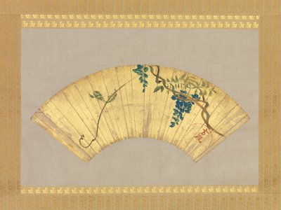 Wisteria, XVII-XVIII wiek. autorstwa Ogata Korin
