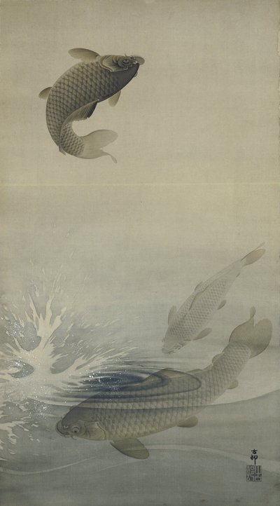 karp autorstwa Ohara Koson