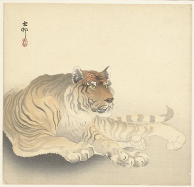 Tygrys autorstwa Ohara Koson