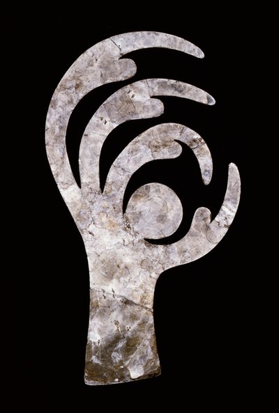 Wycięcie pazura ptaka, 200 BC-400 AD (mika) autorstwa Ohio Hopewell culture