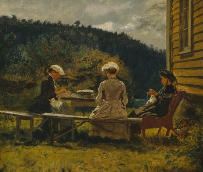 Matka i kuzyni autorstwa Olaf Isaachsen