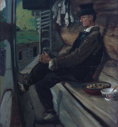 Bez tytułu (olej na płótnie) autorstwa Olaf Isaachsen