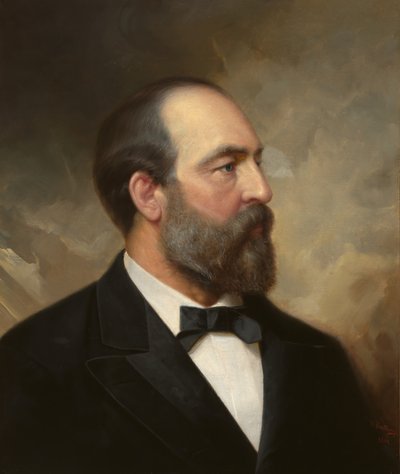 James Abram Garfield (1831-1881) autorstwa Ole Peter Hansen Balling