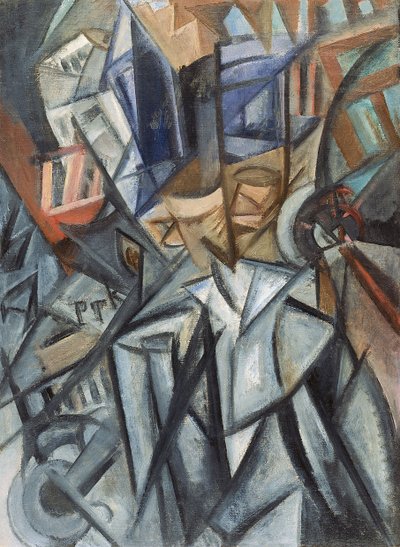 Analiza tomów „człowiek na ulicy”, 1913 autorstwa Olga Rozanova