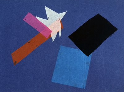 Universal War: Kolaż autorstwa Olgi Rosanova, styczeń 1916 autorstwa Olga Wladimirowna  Rosanowa