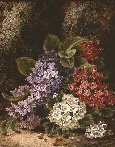 Martwa natura z kwiatami autorstwa Oliver Clare