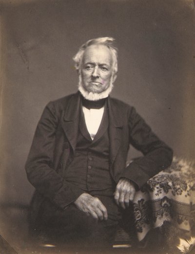 Portret dżentelmena z białymi włosami autorstwa Oliver H. Willard