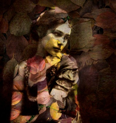 Clotilde, 2023 (cyfrowe media mieszane) autorstwa Olivia Gozzano