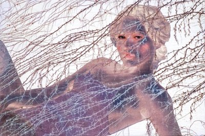 Hennessy, 2020 (mieszane media na drewnie) autorstwa Olivia Gozzano