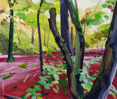 Las 16,2017 (akryl na płótnie) autorstwa Olivier Morel