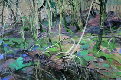 Las 1,2014 (akryl na płótnie) autorstwa Olivier Morel
