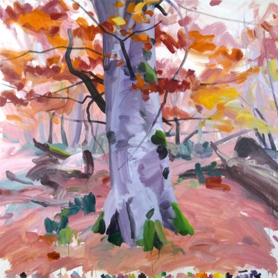 Las 40,2018 (akryl na płótnie) autorstwa Olivier Morel