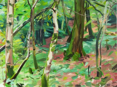 Las 6,2015 (akryl na płótnie) autorstwa Olivier Morel