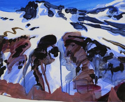 Leukerbad 25, 2012 (akryl na płótnie) autorstwa Olivier Morel