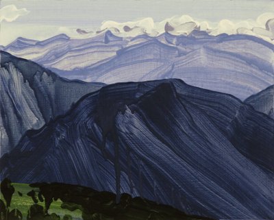 Leukerbad 28, 2014 (akryl na płótnie) autorstwa Olivier Morel