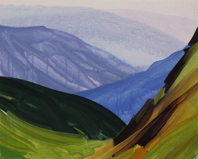 Leukerbad 29, 2014 (akryl na płótnie) autorstwa Olivier Morel