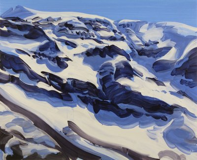 Leukerbad 31, 2014 (akryl na płótnie) autorstwa Olivier Morel