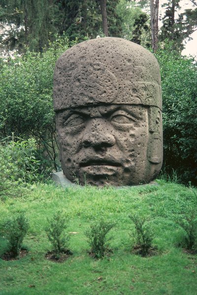 Kolosalna głowa autorstwa Olmec