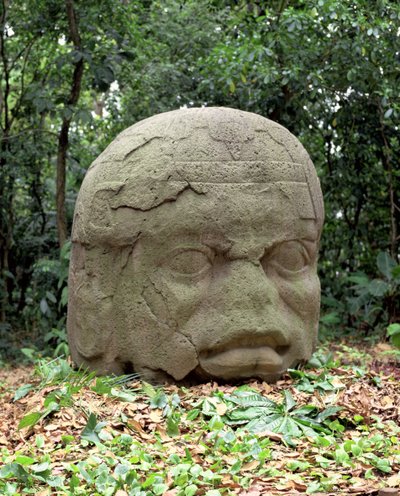 Kolosalna głowa 26, okres przedklasyczny autorstwa Olmec