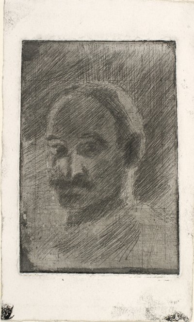Portret malarza Henrika Schouboe autorstwa Oluf Hartmann