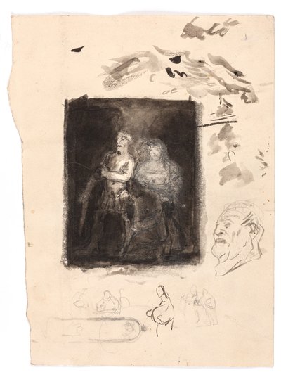 Studium dla "Diogenesa" autorstwa Oluf Hartmann