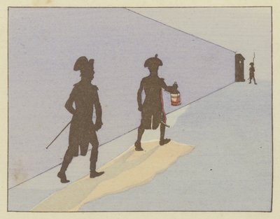 Porucznik w Valence w 1785 roku Napoleon codziennie wykonywał nocny patrol autorstwa Onfray de Breville Job