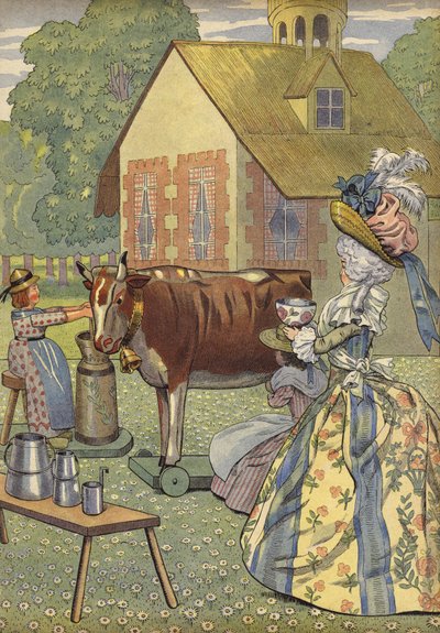 Marie-Antoinette w Trianon autorstwa Onfray de Breville Job