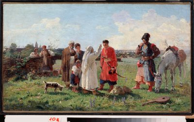 Zlikwidowanie Siczu Zaporoskiego (obóz) w 1775 r. autorstwa Opanas Georgievich Slastion