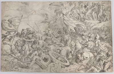 Przejście przez Morze Czerwone, 1583., 1583. autorstwa Orazio Farinati