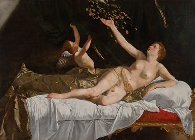 Danae autorstwa Orazio Gentileschi